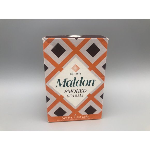 Maldon Kitchen Maldon Salt Smoked Sea Salt Flakes 44 Oz 25 G Kosher Natural Gently New